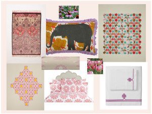 Pink Room Fabrics - Anne Tollett