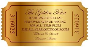 Hanover Avenue Golden Ticket