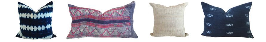 matsalla, pillows, textiles, indigo, studio matsalla, bedding